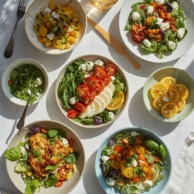 featuring vegetarian salads