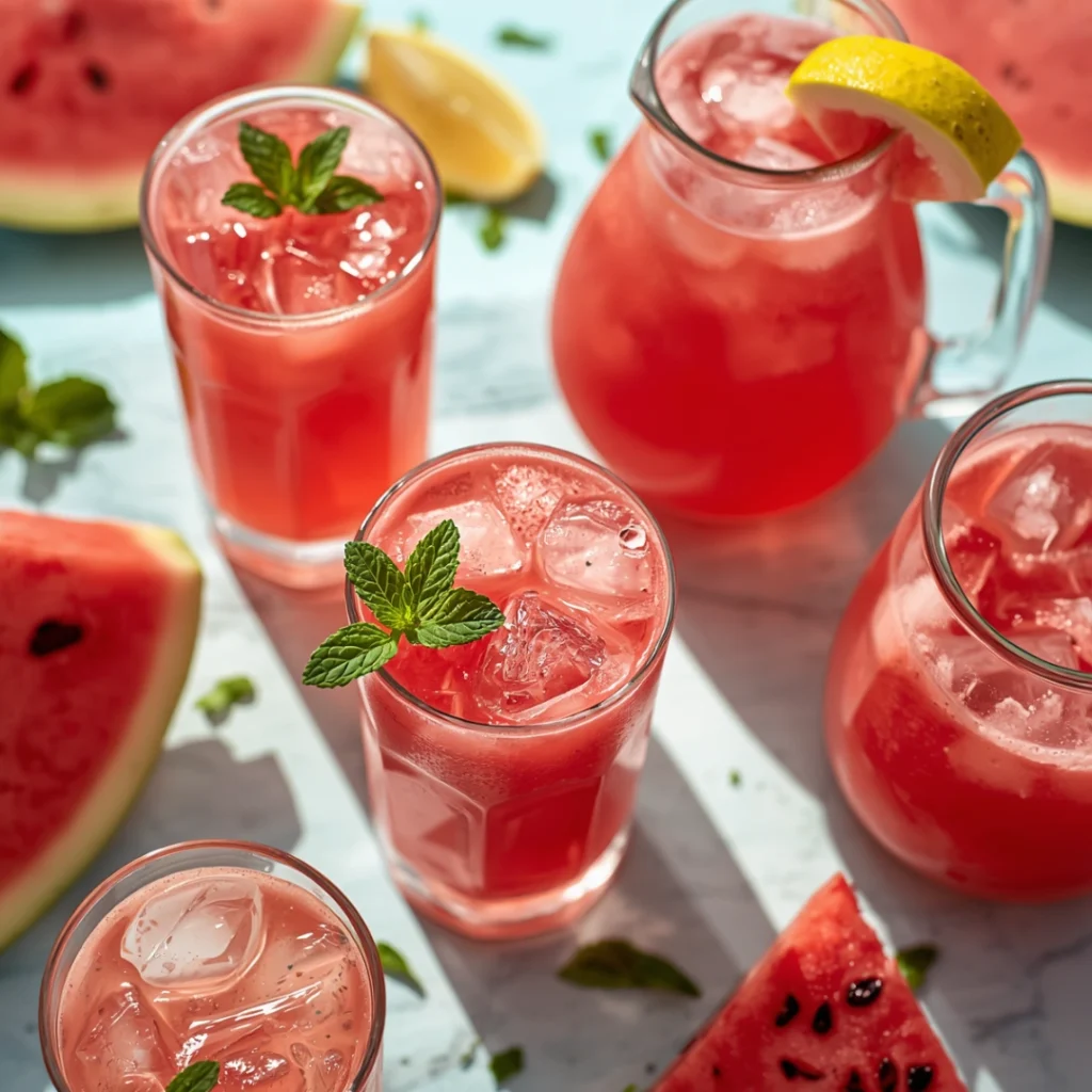 featuring watermelon drinks