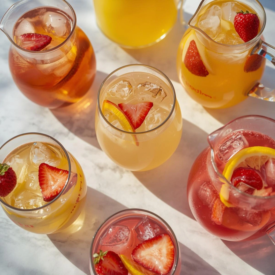 multiple glass pitchers