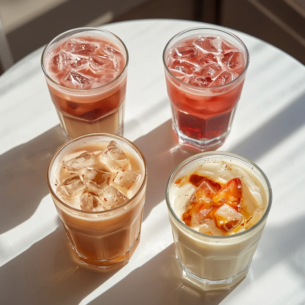 summer setup featuring copycat coffee