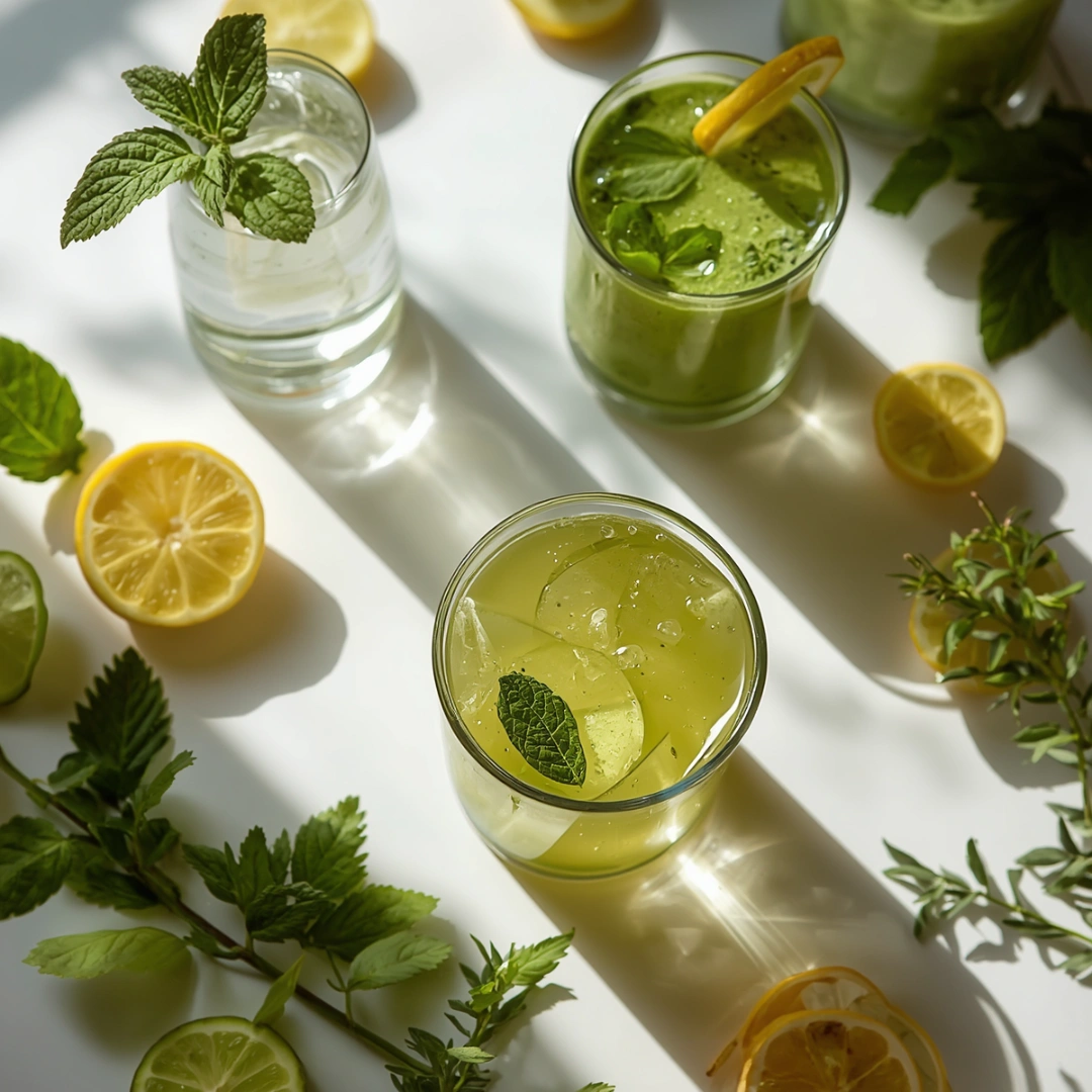 _summer setup featuring healthy drinks