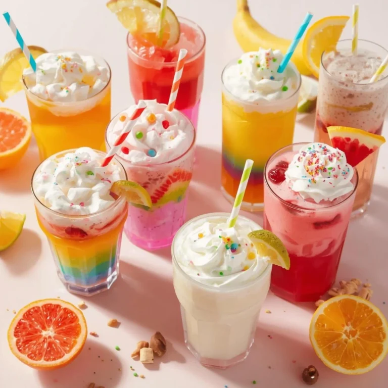 summer setup featuring kids drinks