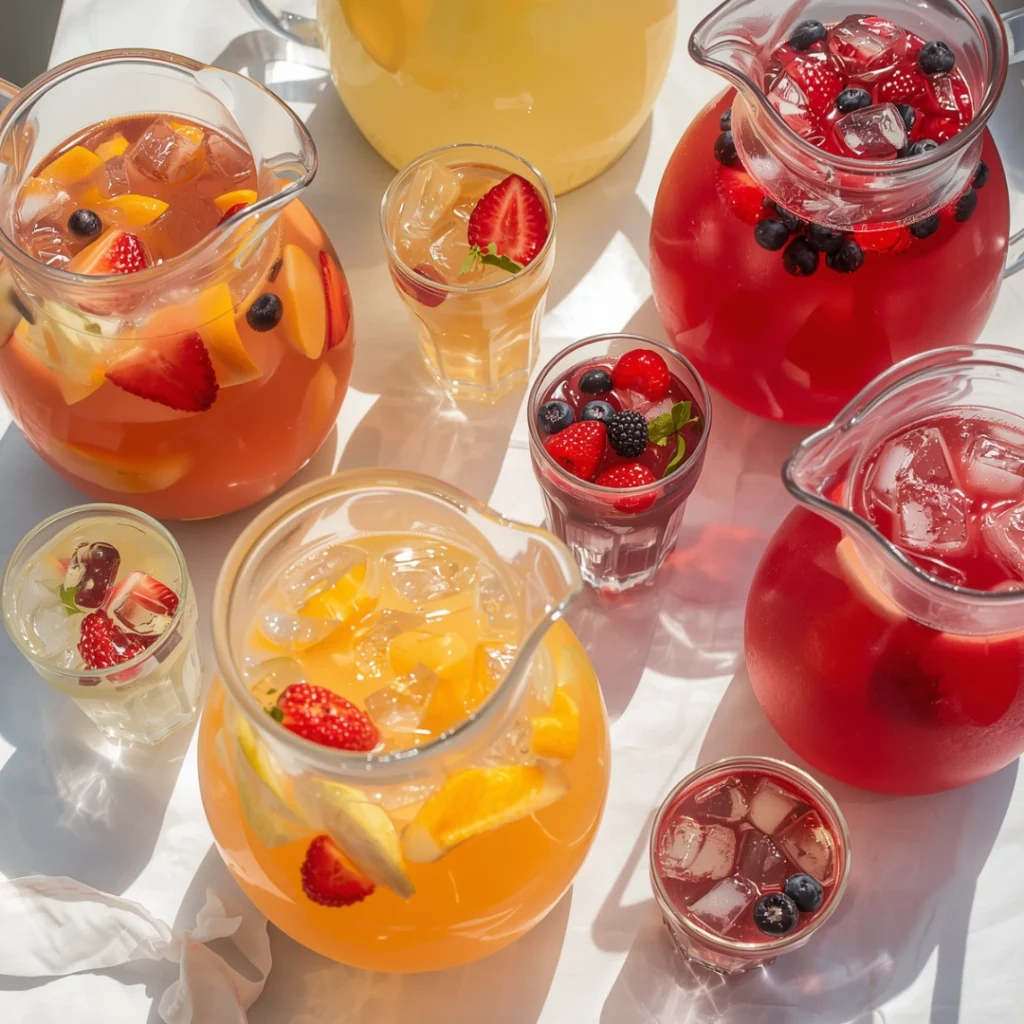 vibrant summer party table