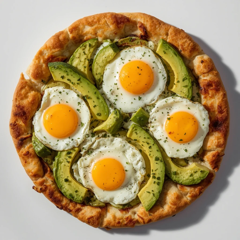 Avocado Breakfast Pizza