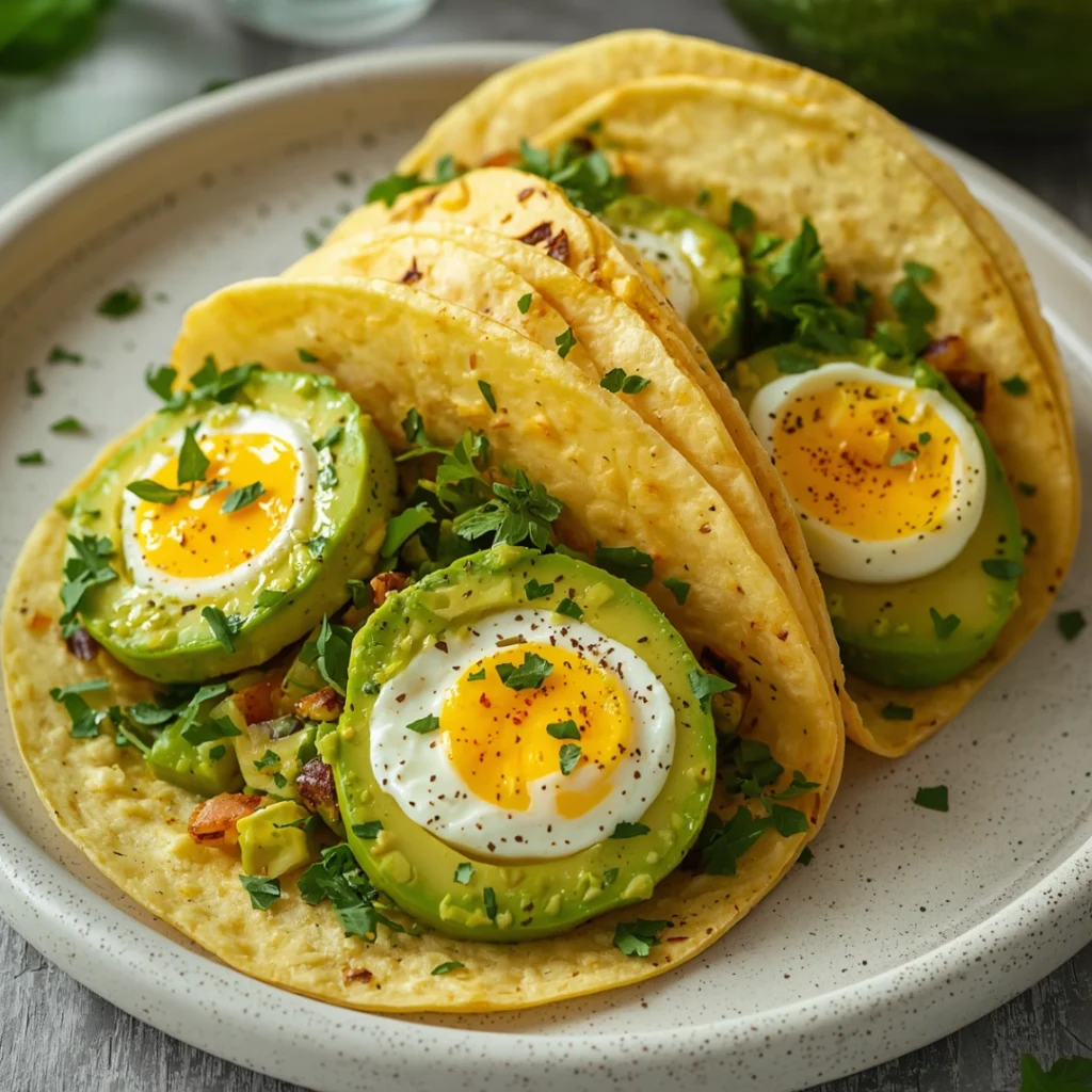 Avocado Egg Tacos