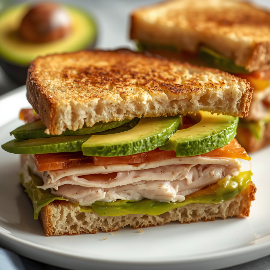 Avocado Turkey Breakfast Sandwich
