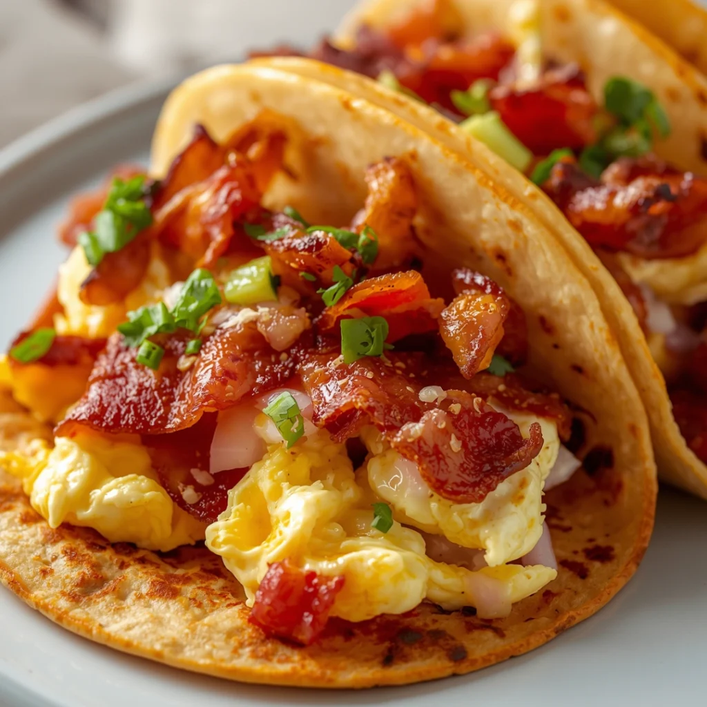 Bacon Egg Tacos