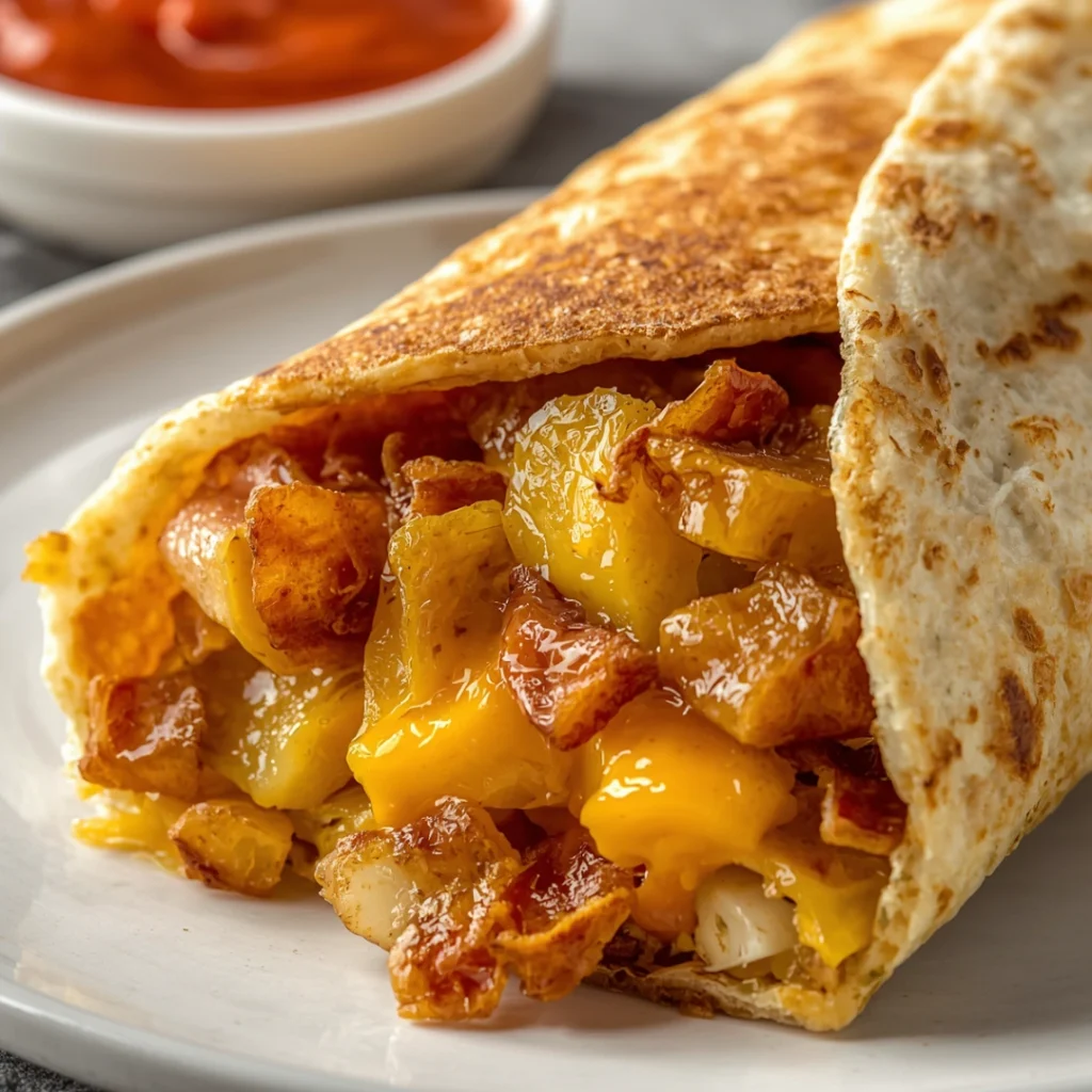 Bacon Potato Burrito