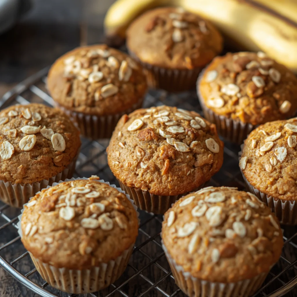 Banana Oat Muffins