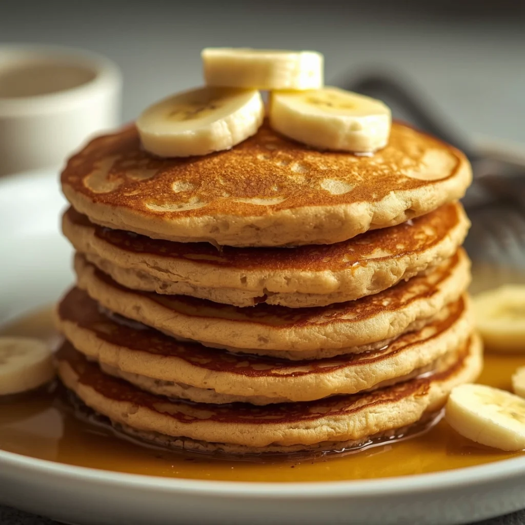 Banana Oat Pancakes