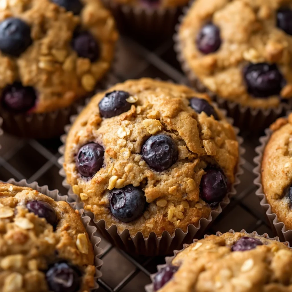 Blueberry Oat Muffins 1