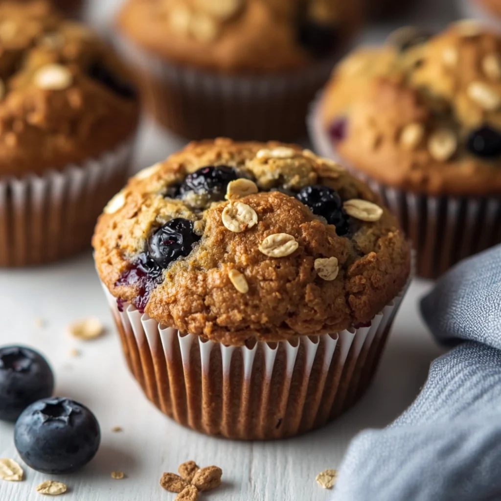 Blueberry Oat Muffins