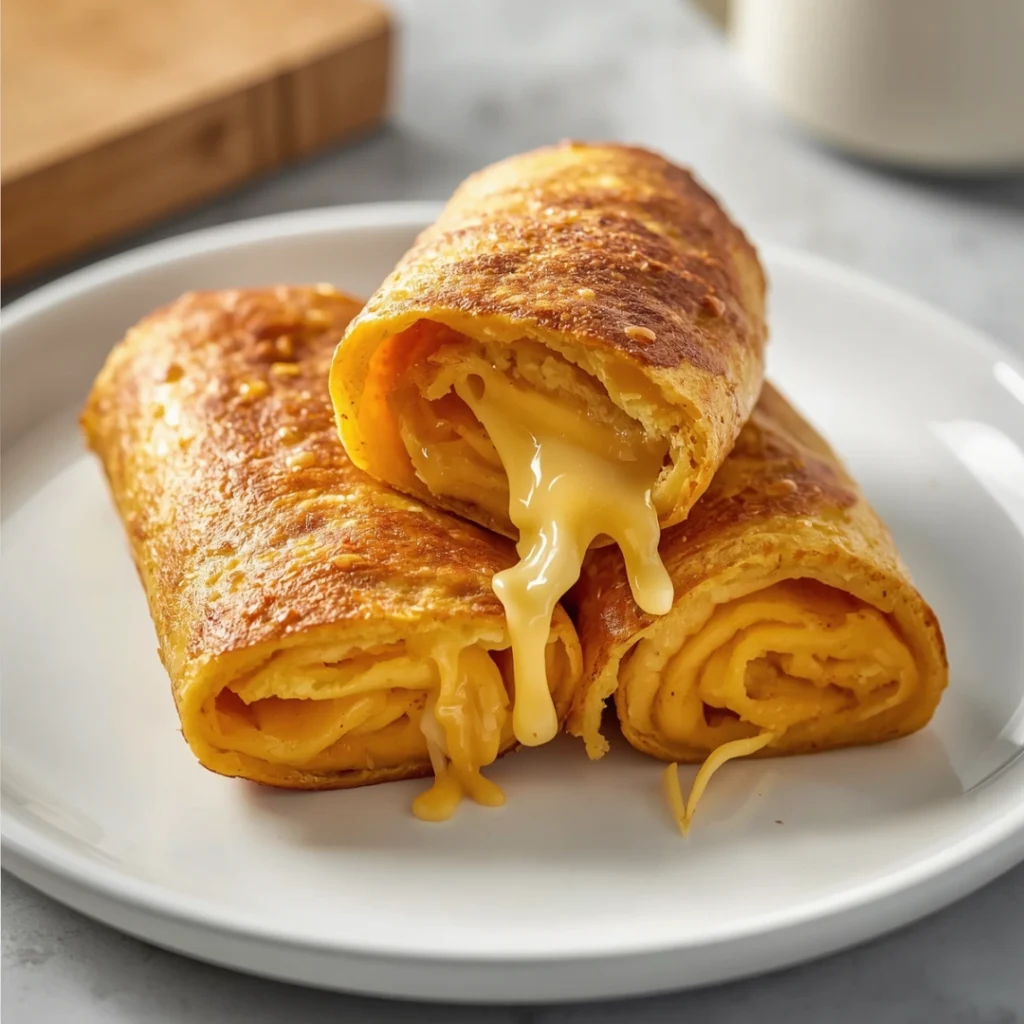 Cheese Omelet Roll Ups