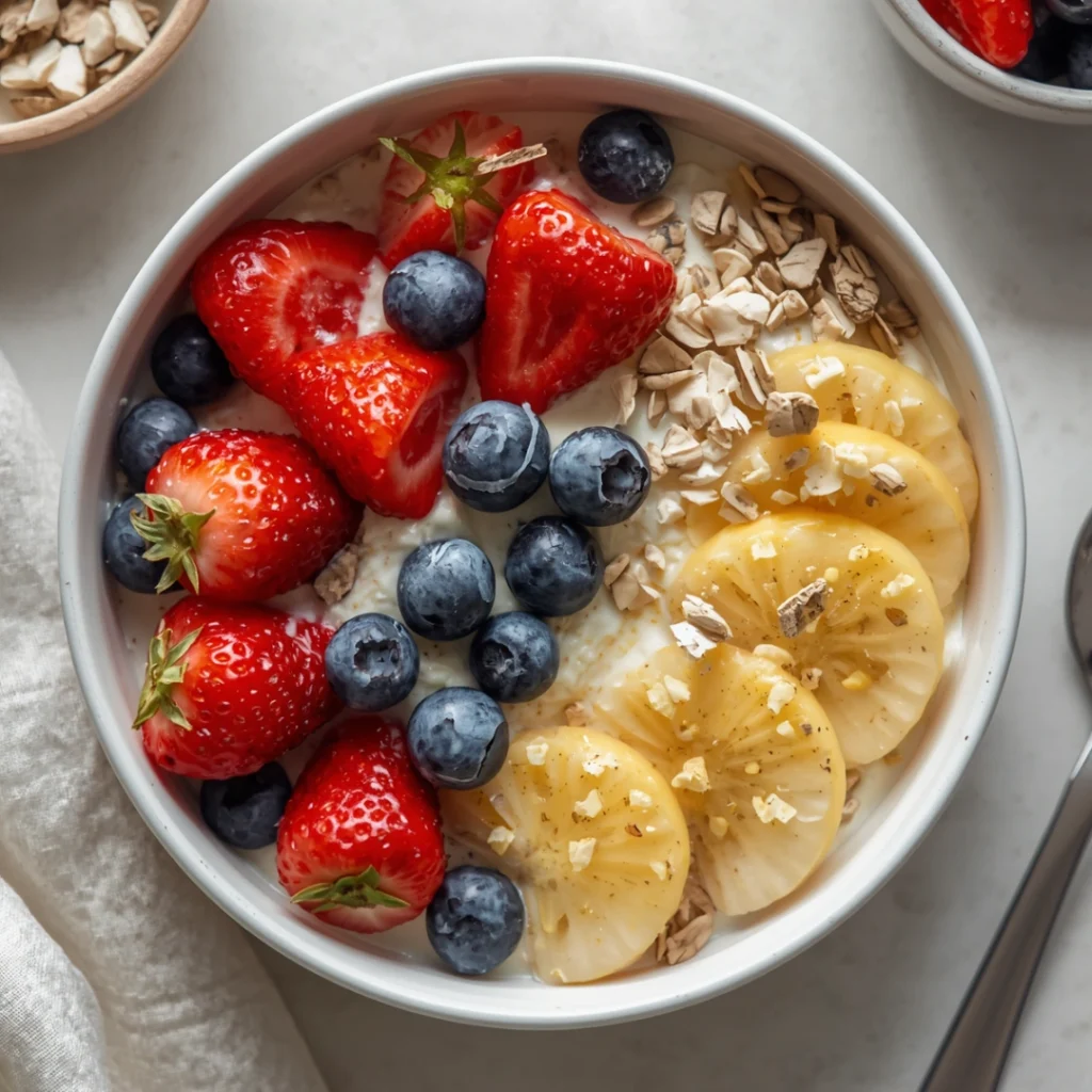 Cottage Cheese Fruit Bowl
