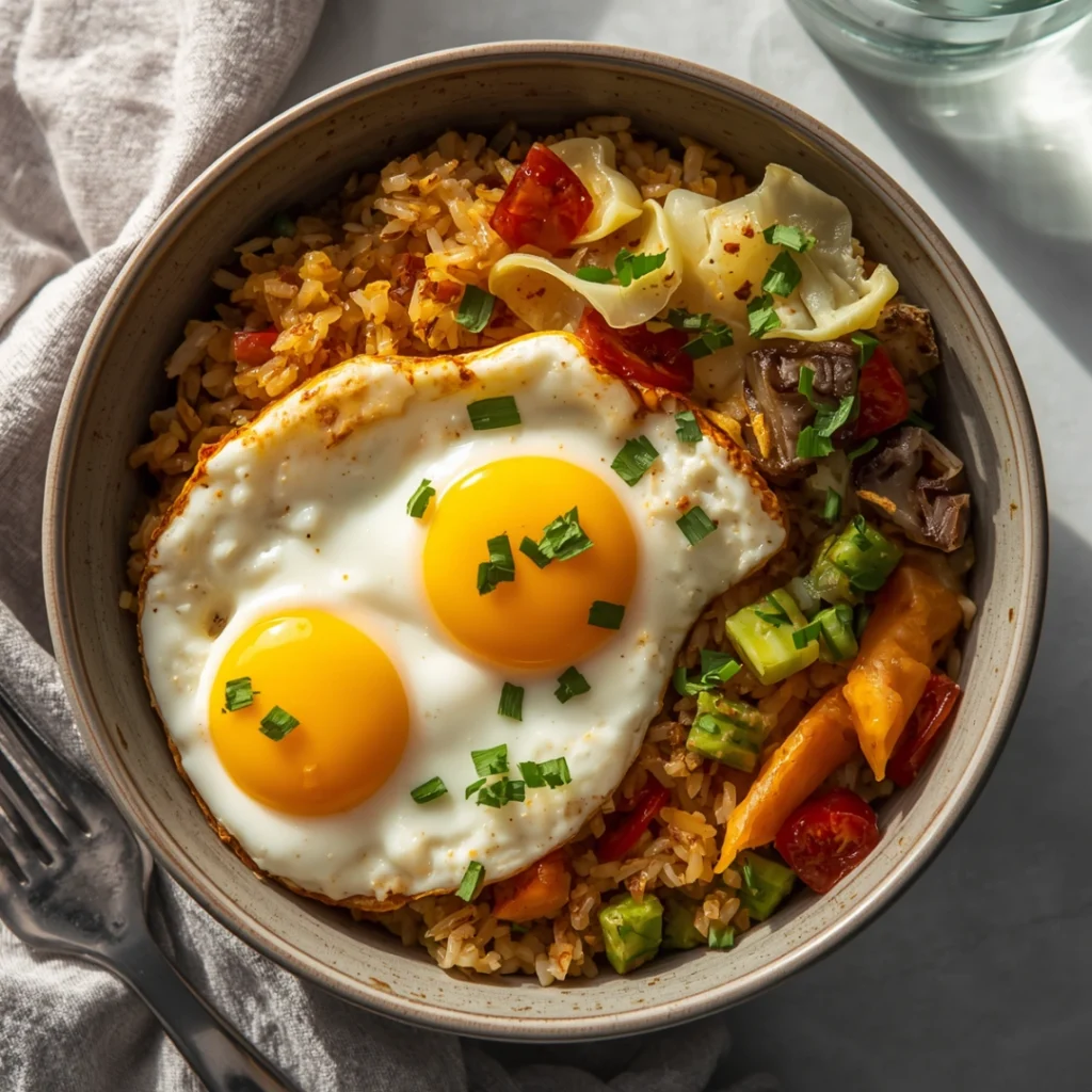 Egg Fried Rice Breakfast Bowl