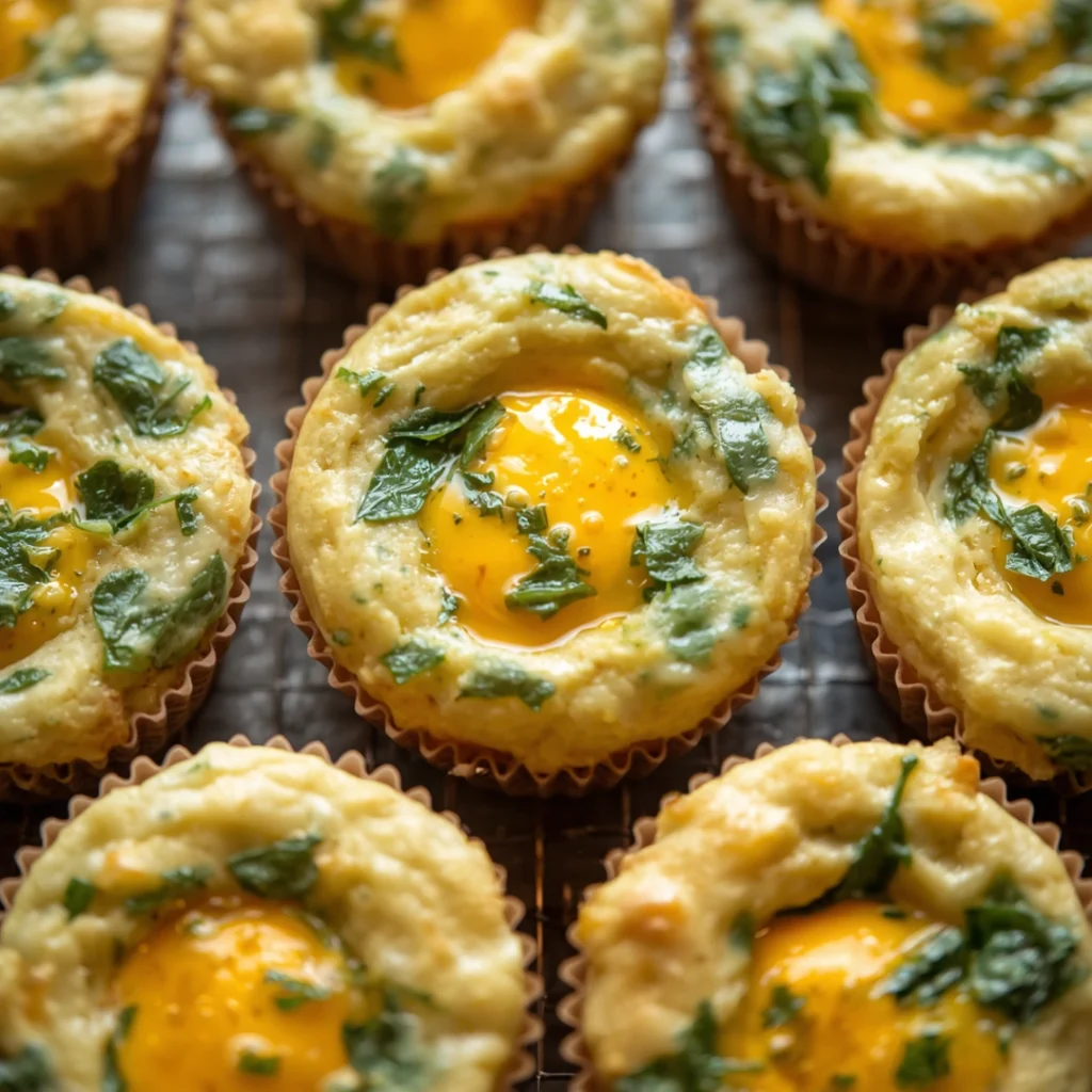 Egg Spinach Muffins
