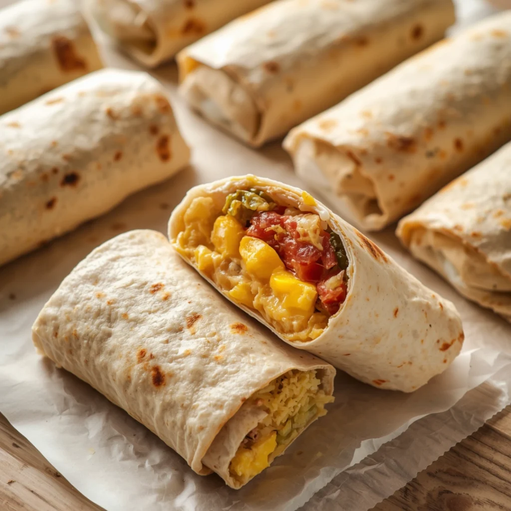 Freezer Friendly Egg Burrito