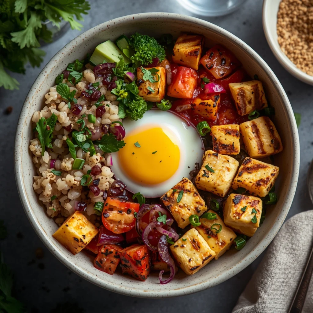 Halloumi Breakfast Bowl