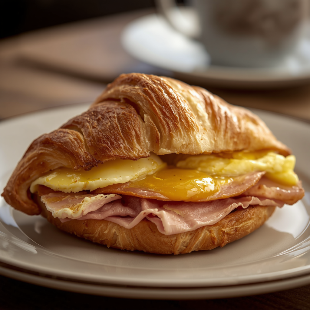 Ham Egg Croissant