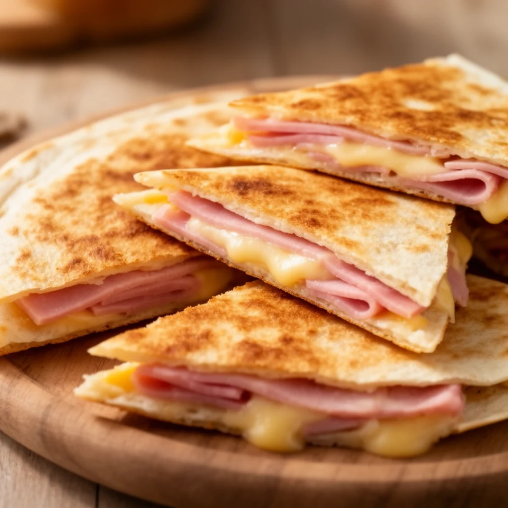Ham and Cheese Quesadillas