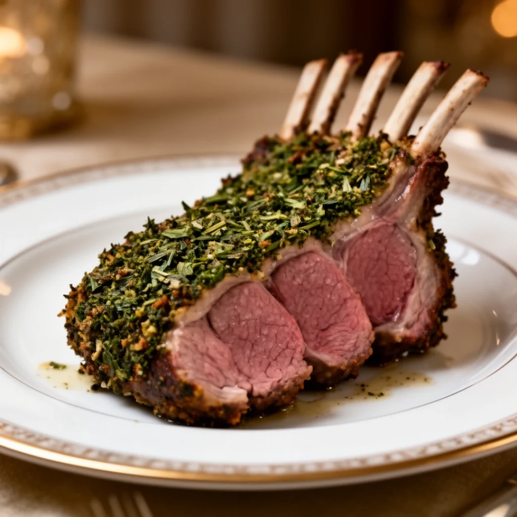 Herb Crusted Rack of Lamb