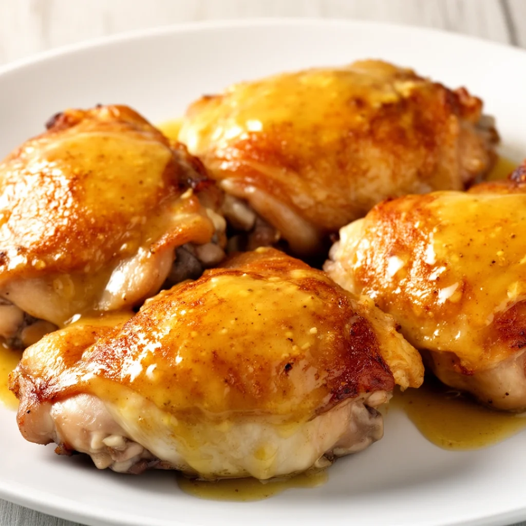 Honey Mustard Chicken Thighs