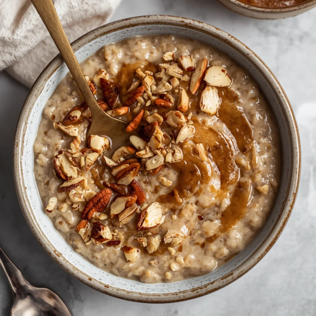 Oatmeal with Almond Butter