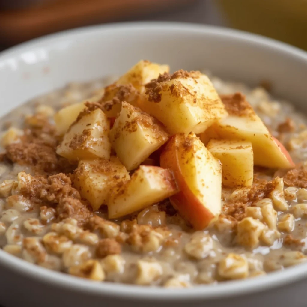 Oatmeal with Cinnamon Apples