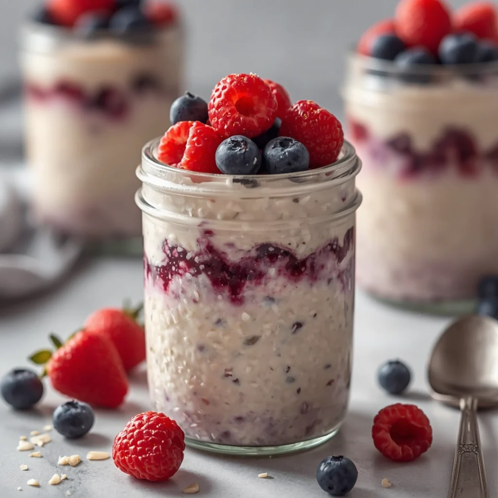 Overnight Oats with Berries