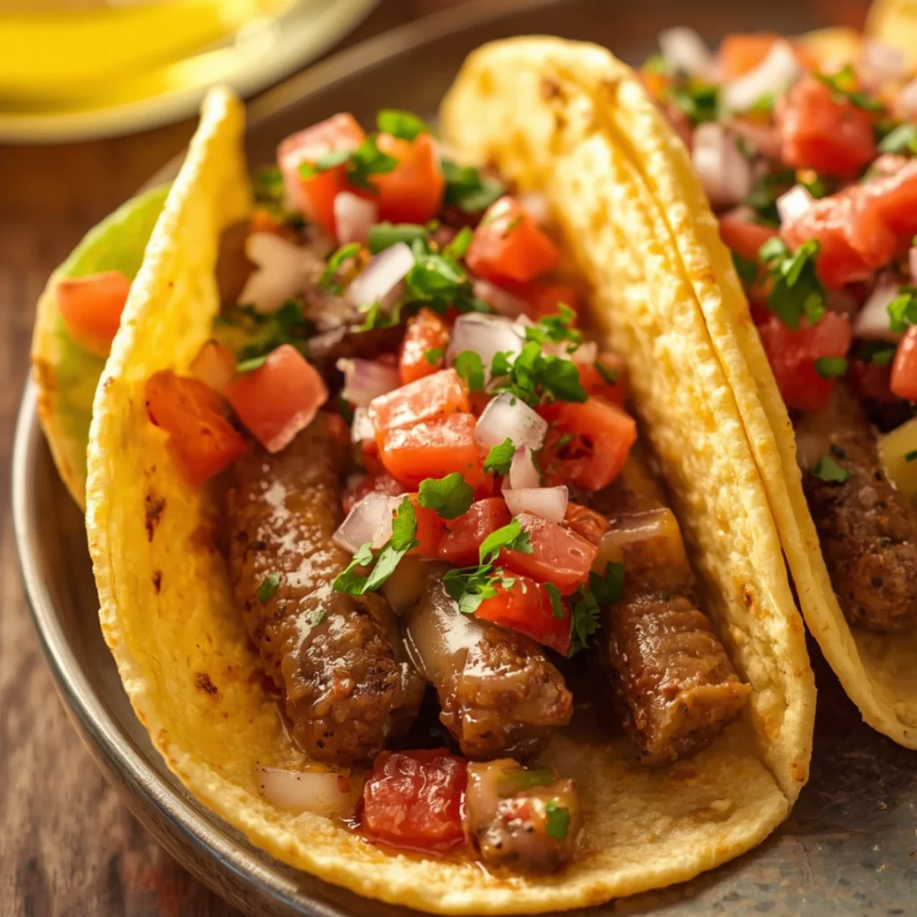 Sausage Salsa Tacos