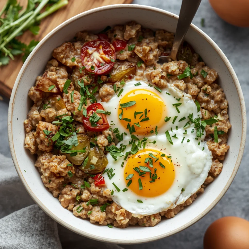 Savory Oatmeal Bowl