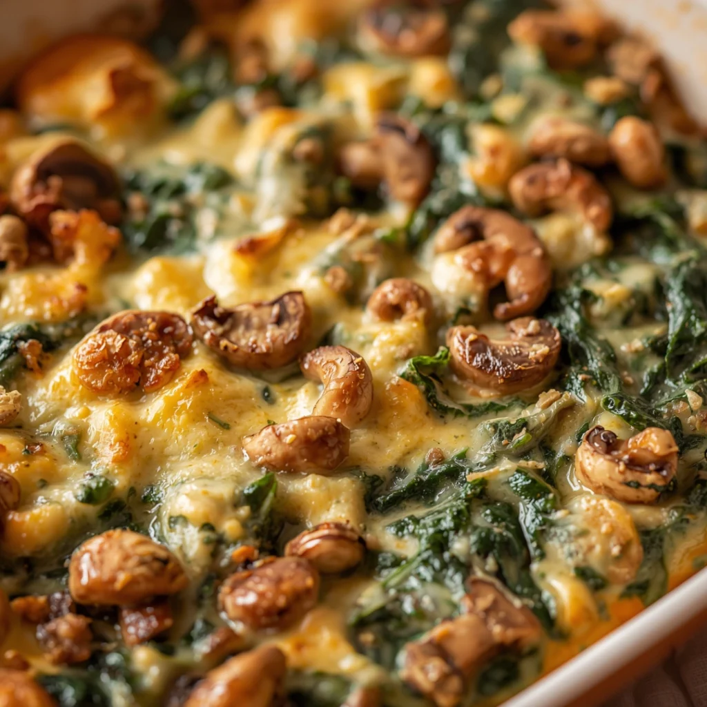 Spinach Mushroom Casserole