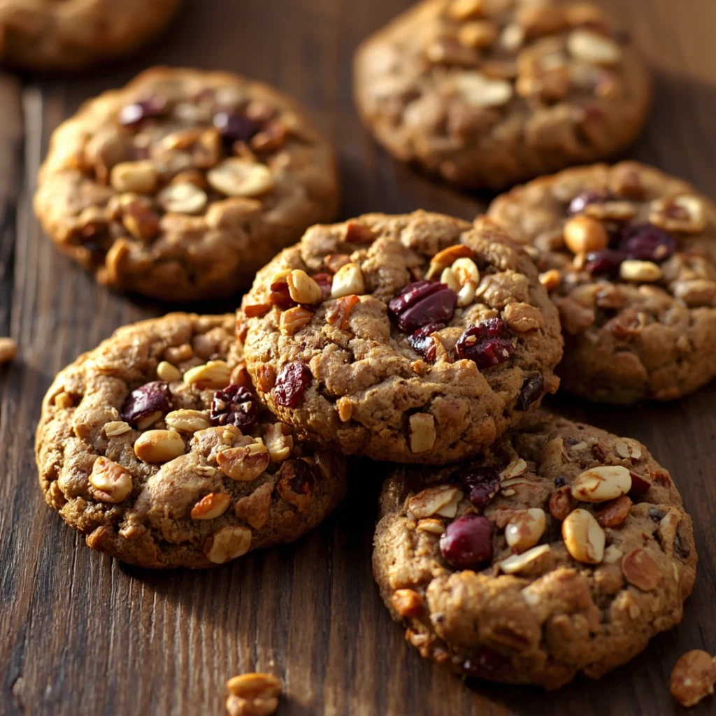 Trail Mix Breakfast Cookies