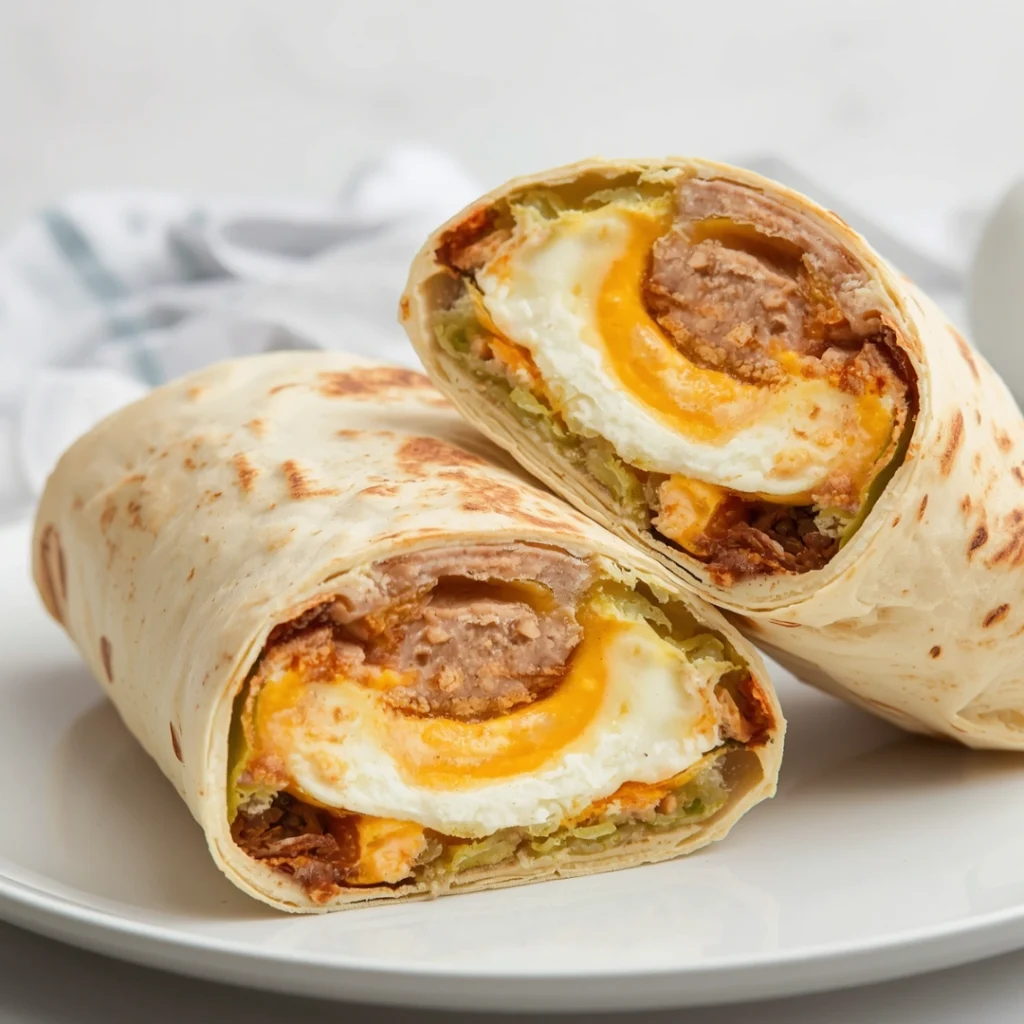 Turkey Sausage Egg Wrap