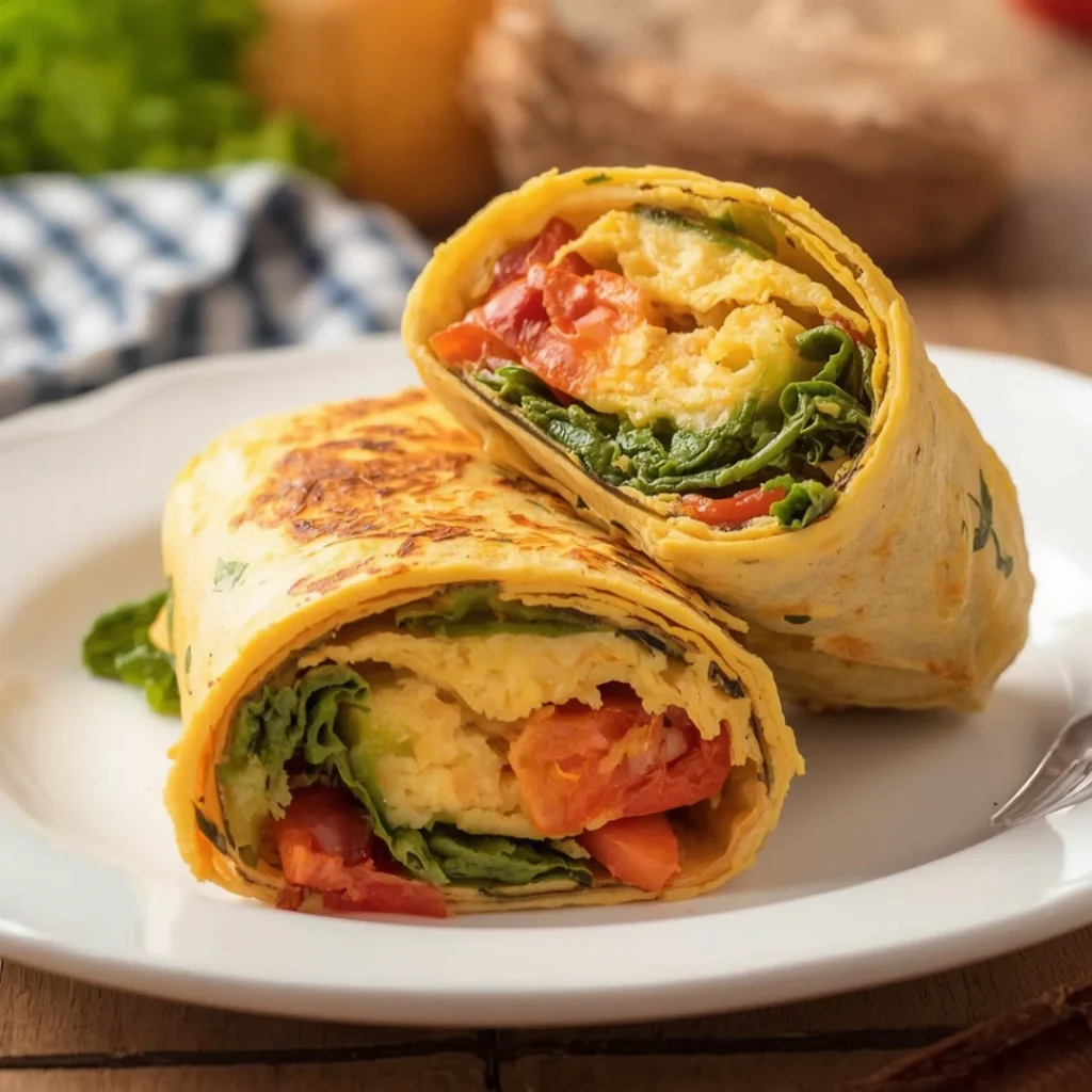 Veggie Omelet Wrap