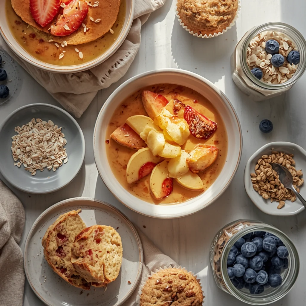 breakfast oatmeal bowls