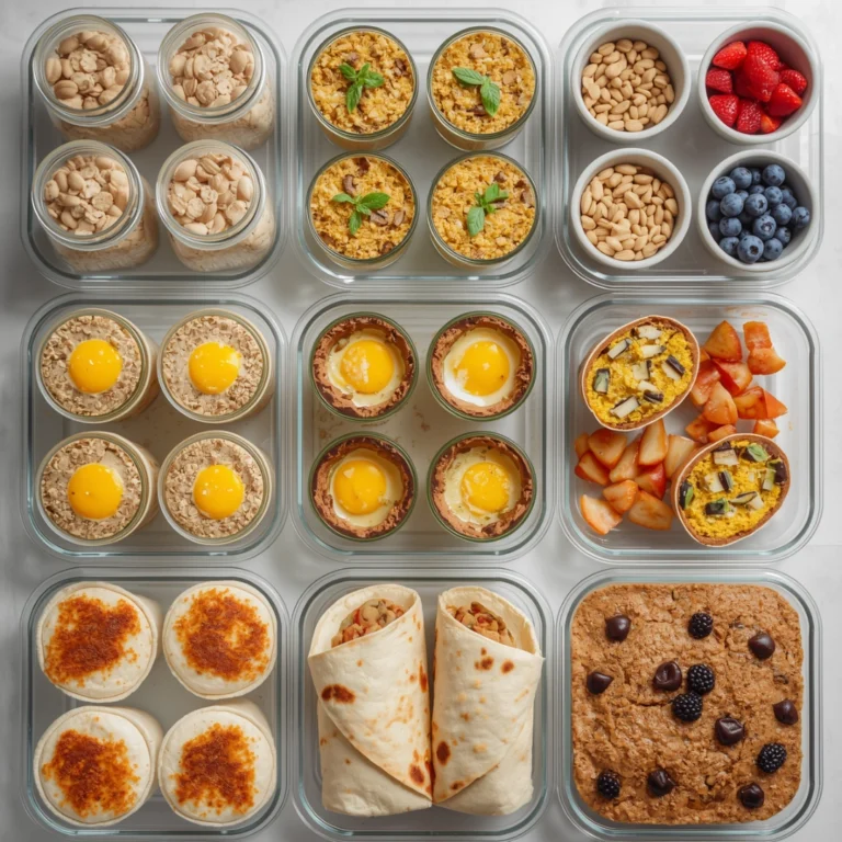 clean meal prep breakfast