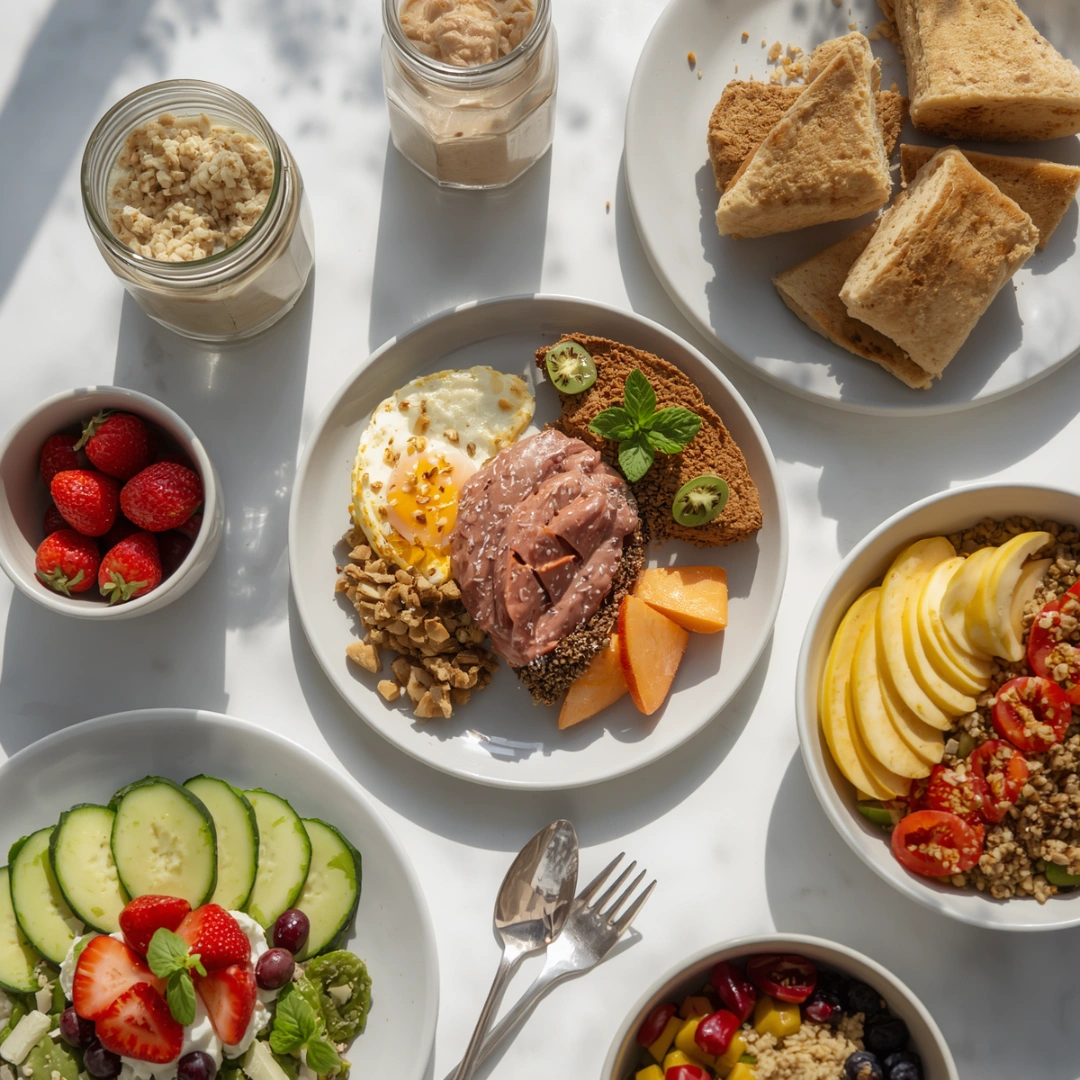 featuring high-protein meals