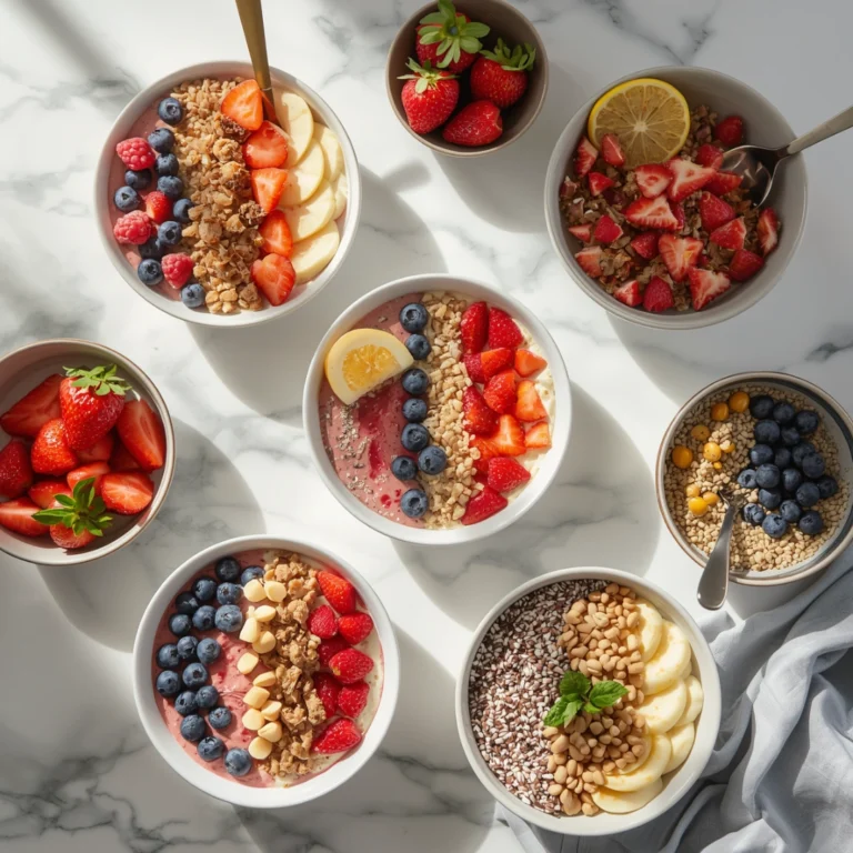 healthy breakfast spread