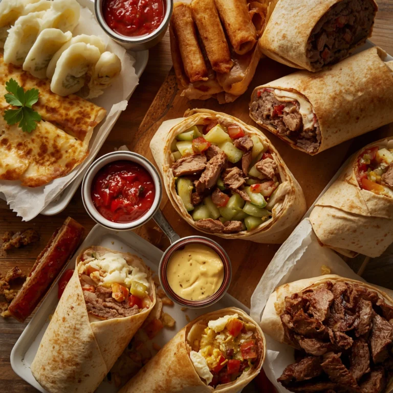 hearty breakfast burrito