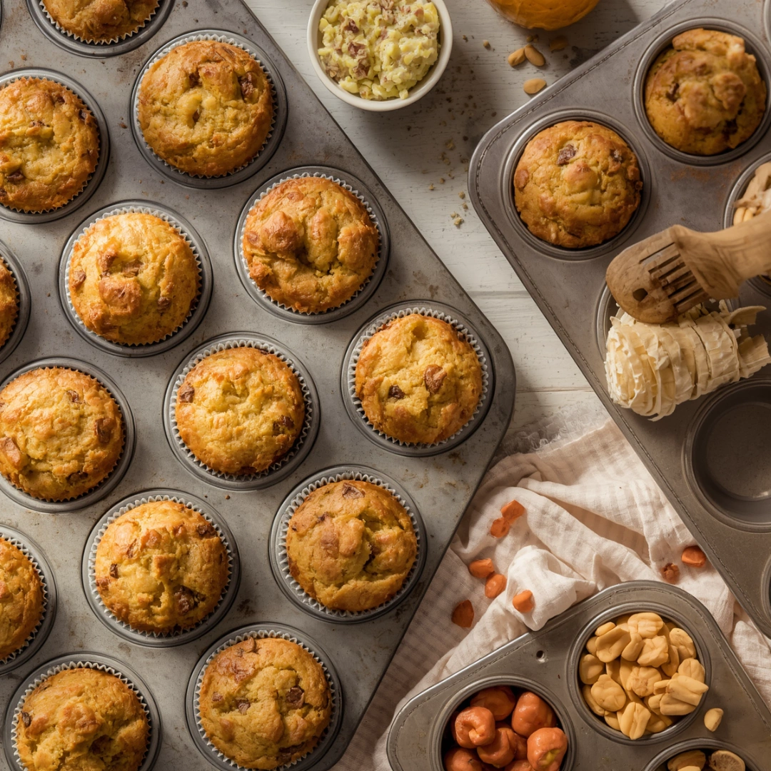 savory breakfast muffins