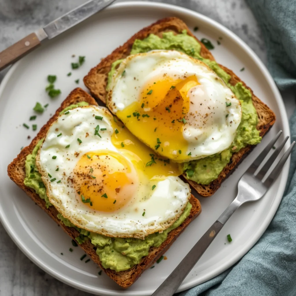 1. Avocado Egg Toast