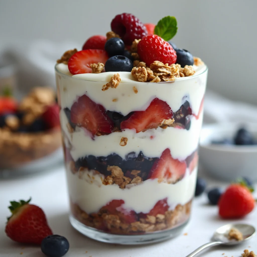 1. Berry Yogurt Parfait