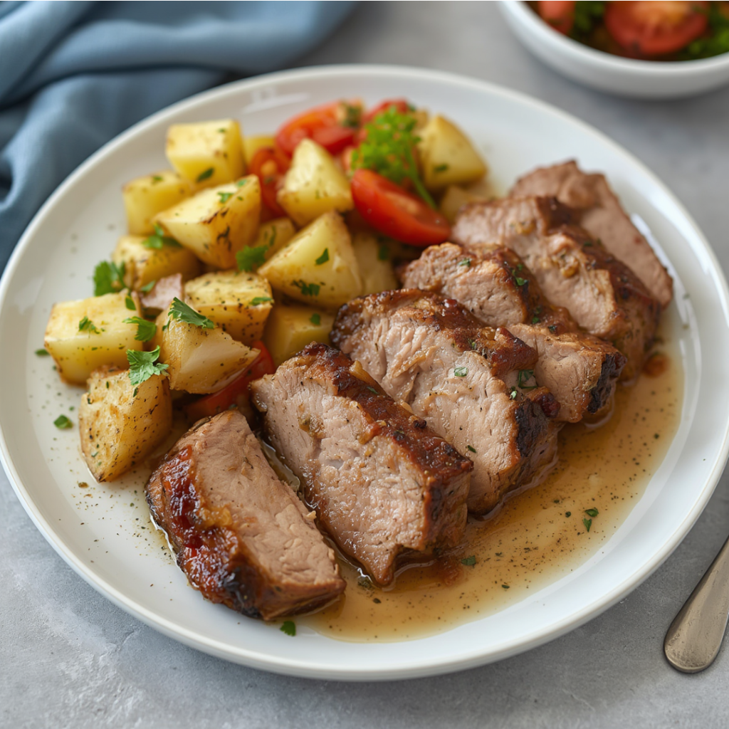 1. Garlic Herb Pork Tenderloin