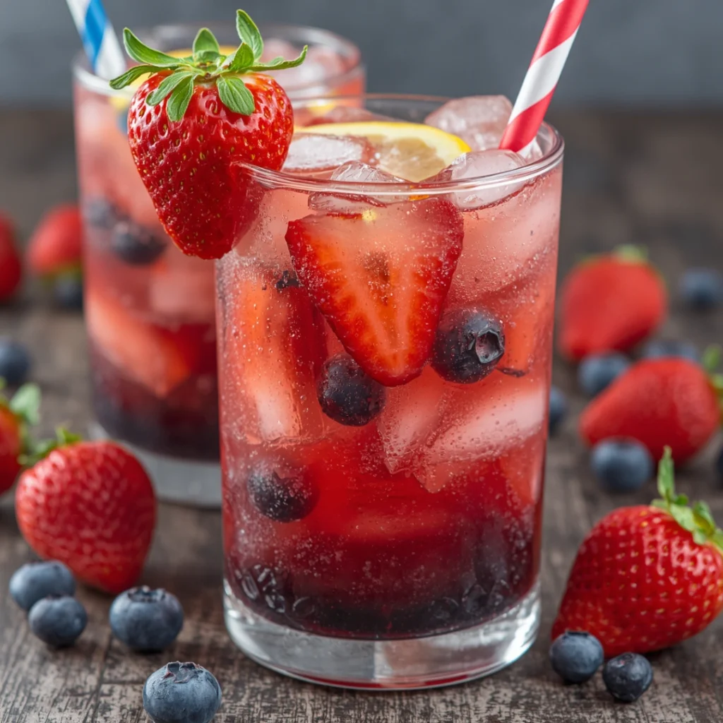1. Patriotic Berry Lemonade
