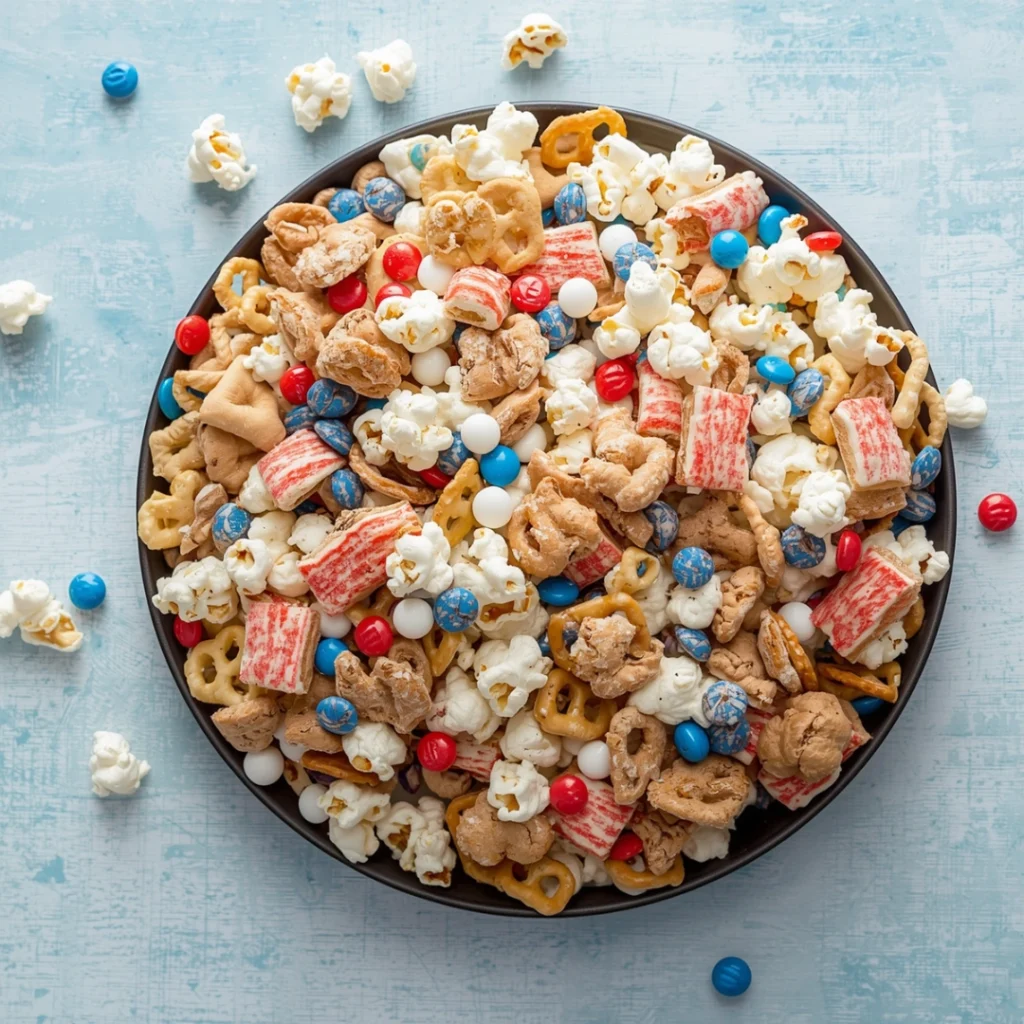 1. Patriotic Snack Mix