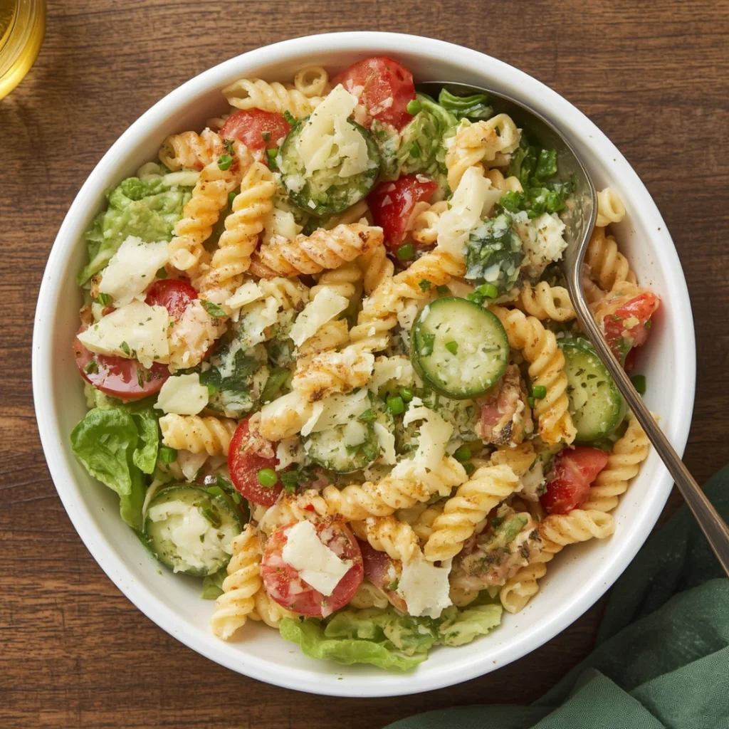 2. Make Ahead Pasta Salad