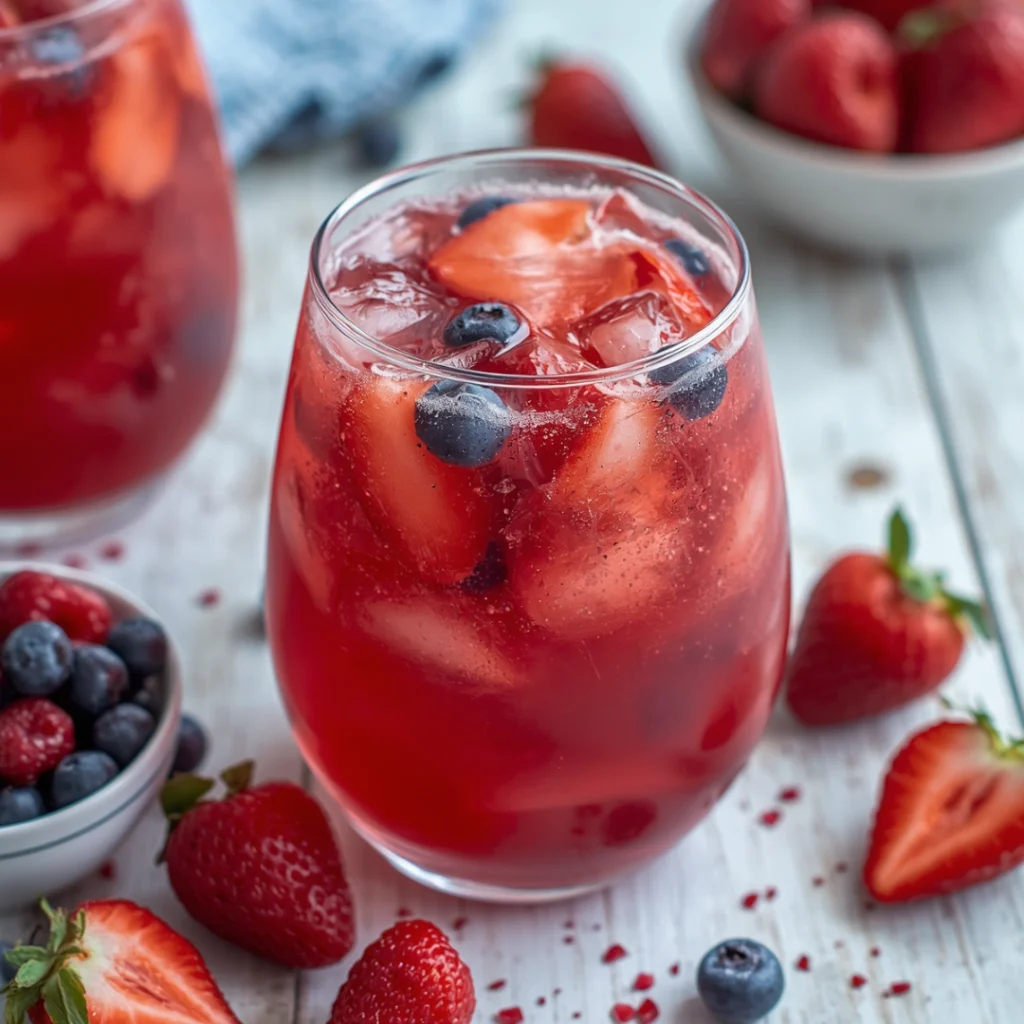 2. Patriotic Fruit Punch