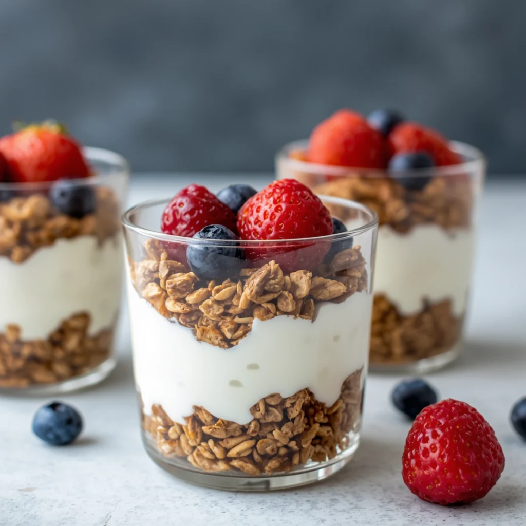 2. Yogurt Granola Cups