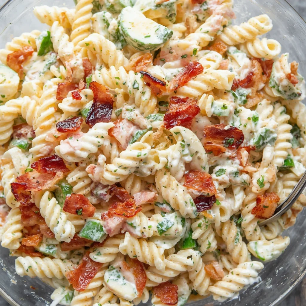 3. Bacon Ranch Pasta Salad 1